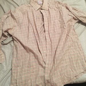 Brooks Brothers plaid button up shirt